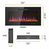 Prominence Home 36 inch LED Fireplace 57000-40